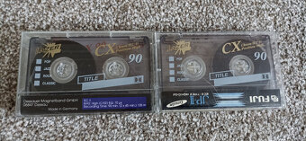 2x audiokazeta Lazer CX 90 – CHROME - 2