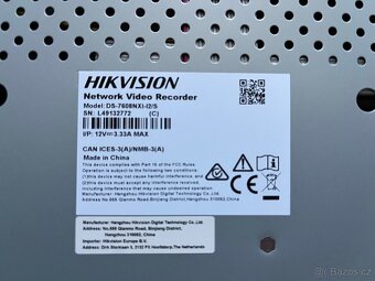 Nabízím Hikvision bezpečnostní IP videorekordér - 2