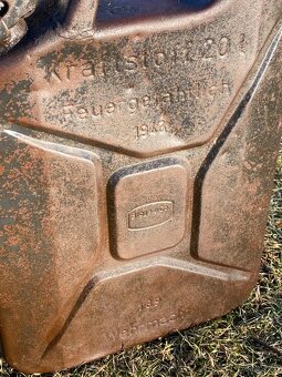 Kanystr Wehrmacht Brose u Co 1943 německý válečný - 2