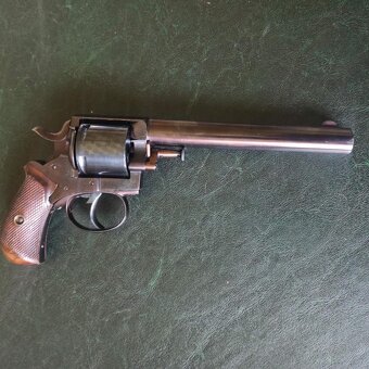 Dlouhý revolver English BULL DOG 450 krásný TOP po renovaci - 2