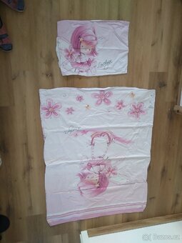 Dívčí dětské povlečení do postýlky Růžové 95 x 120 cm - 2
