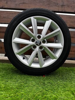 Alu kola 5x100 r16 s letním pneu (f3) - 2