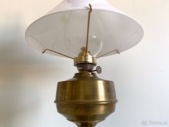 Stará petrolejová lampa Gerbrüder Brünner - 2