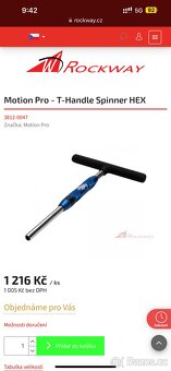 Motion Pro T Handles Spinner HEX Nové Na Prodej $$$$$$$$$ - 2