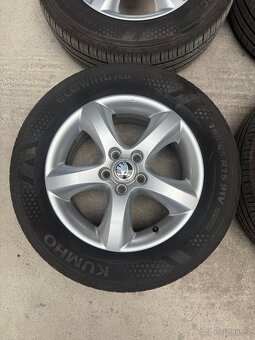ALU Kola Octavia 1 + Zánovní letní pneu - 2