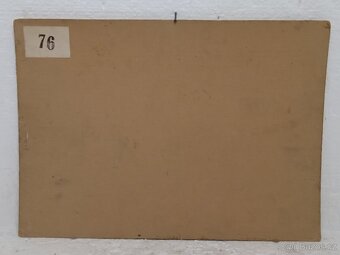 Kloboučník - školní pomůcka 1856 - 36,5x26,5cm - 2