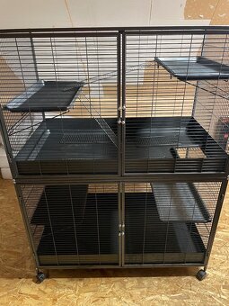 Dvoupatrová klec pro drobná zvířata - 2