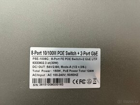 Hikvision PoE switch PSE1008G (8+2) - 2
