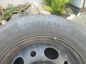 Kola, Disky, 4x108 5,5Jx14, letní pneu 175/65 R14 - 2