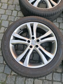 Prodám orig.alu 20 Nissan 5x114,3 ET 50 Pneu celoroční - 2