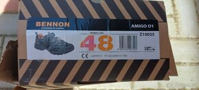 Pracovní obuv Bennon Amigo 01 vel.48-nové  - 2