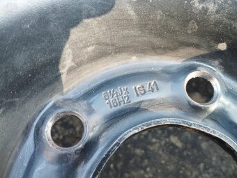 4x plechové disky Opel R16 + pneu 205/55/R16 - 2