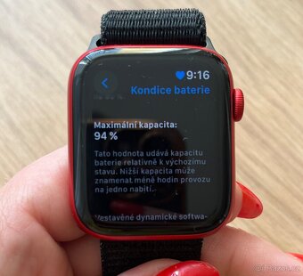 Prodám Apple Watch 6 Red - 2