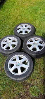 ALU R15 5x100 ET43 s letním pneu 6-7mm - 2