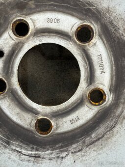 4x plechové disky 5x118 + pneu letní 205/65 R16C - 2
