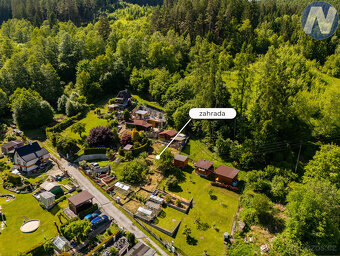Prodej zahrady 438 m² s chatkou, Větřní - 2