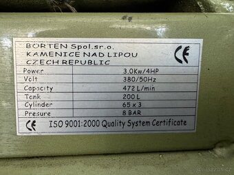 Kompresor 200l Borten 3kw - 2