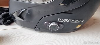 Moto helma/přilba vyklápěcí s interkomem - 2
