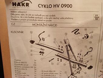 Střešní nosič kol - 2