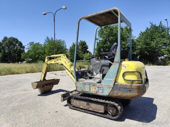 Minibagr Yanmar B15. 2x lyžica. - 2