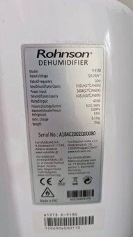 Odvlhcovac Rohnson R-9180 Genius - 2