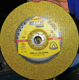 kotouče brusný 230 x 6 x 22,2 mm A24 Extra KLINGSPOR - 2