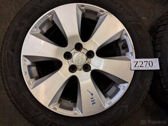 Subaru ALU Kola 7Jx17 ET48 Zimní 215/55/17 (Z270) - 2