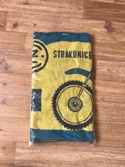 ČZ Strakonice retro vintage ručník osuška, nová, nerozbalená - 2