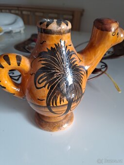 Motyl -ozdoba i na zeď( Itálie) z metalu a glazur. - 2