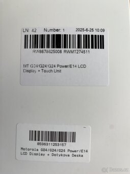 Náhradní displej Motorola G04/G24/G24 Power/E14 + záruka - 2
