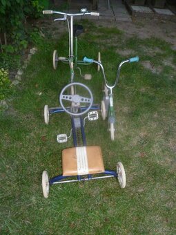 Trojkollky a koloběžky. - 2