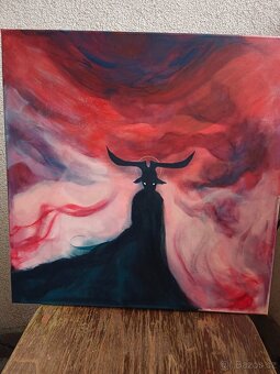 Svědek - autorský obraz - 2