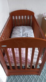 Dětská postýlka Puppolina s matraci, prostěradlem - 2