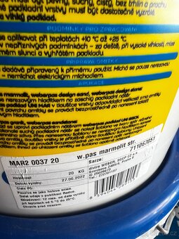 Marmolit - dekorativní omítka - 2