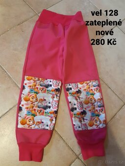 Softshellky vel 128 a džíny vel 104 - 2