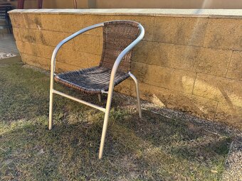 Židle z umělého ratanu - 2