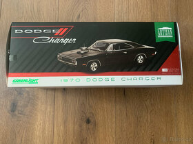 1:18 Dodge Charger 1970 Black Greenlight Fast & Furious - 2