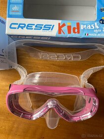Dětské šnorchlovací brýle od 3 do 14 let růžové - 2