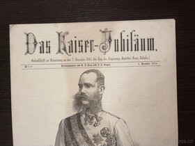 Jubileum - památník - Franz Joseph - noviny - 1873 - 2
