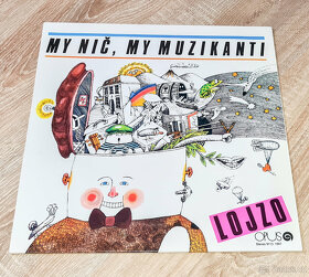 Lojzo – My Nič, My Muzikanti 1987 VG+ VYPRANÁ Vinyl (LP) - 2