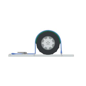 Prodám autopopruhy kurty trojbodové VDI 2700 8.1 8.2 odtah - 2