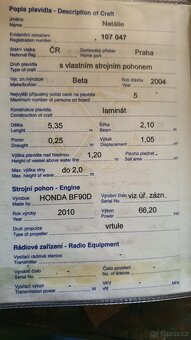 Motorový člun - 2
