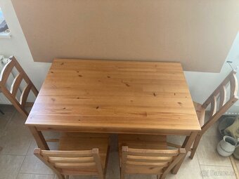 Jídelní stůl IKEA Jokkmokk + židle - 2