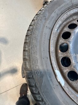 Celoroční pneumatiky s plechy 205/55R16 - 2