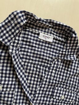 Káro halenka, vel XL, v prsou spíše L, možná M/L, Gina - 2
