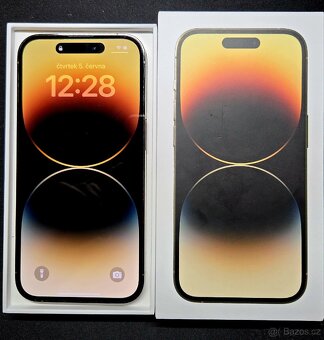 Iphone 14 pro zlatý 128GB - 2