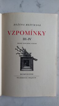 B.Mrštíková-Vzpomínky Ill-IV - 2