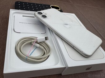 Apple iPhone 11 128GB White- super stav, 87% zdravie - 2