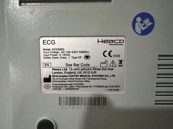 Kardiograf Přenosný elektrokardiograf ECG300G - 2