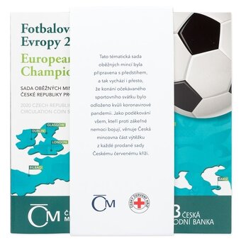 Sada oběžných mincí 2020 ME ve fotbale stand - 2